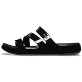 Crocs Women Slide,Getaway Patent Strappy,Black,6 UK Women - Image 3