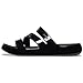 Crocs Women's Getaway Patent Strappy Slide Sandal, Black, 10 US
