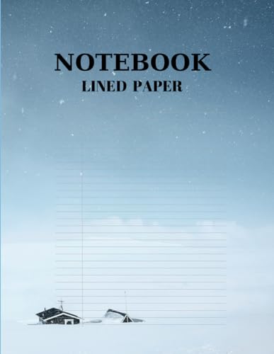 NOTEBOOK LINED PAPER: Pages 200 ( Sheets 100 ). - Left-side margin and title space !