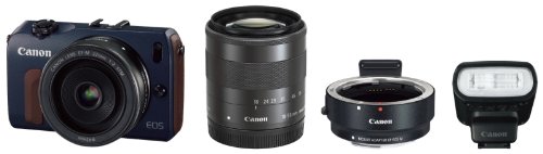 Amazon | Canon ミラーレス一眼カメラ EOS M ダブルレンズキット