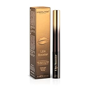 Simon&Tom Lips Booster, Brillo de Labios Hidratante con Aceite de Argán y Mentol, Sensación de Labios Voluminosos, Suaves y Carnosos, Vitamina E, Efecto Brillo Gloss, Hecho en España, 4ml
