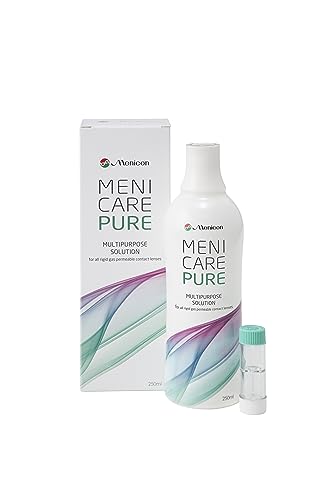 Menicon Menicare Pure Mehrzwecklösung 250 ml für formstabile Kontaktlinsen.