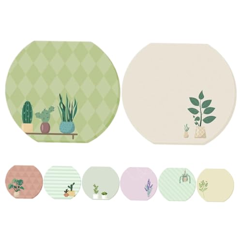 WEKAMOS 8個植物柄付箋 強粘着メモパッド 可愛いデザイン 便利な携帯 事務