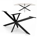 DIY Spider Table Frame - Metal Table Legs - Dining Table Legs - Table Legs Furniture Legs, Powder Coated Steel Legs - Industrial Style Spider Shape Legs, Easy Assembly (Size : 78x71x120cm)