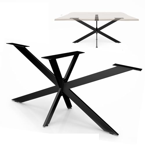 Pieds de table en métal au style industriel chic avec structure en acier - 2