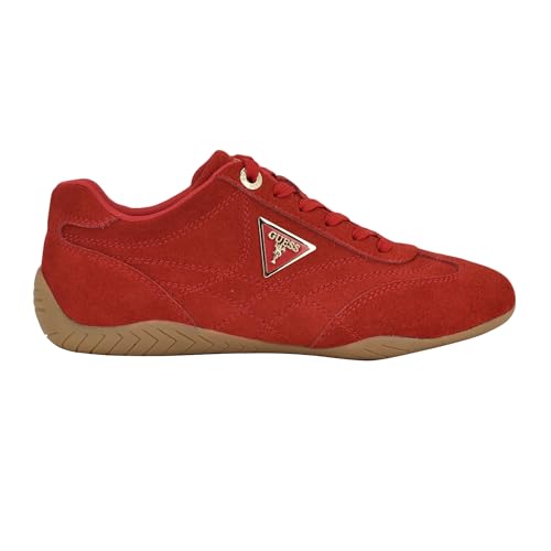 Guess Women's Gabiey Sneaker, Medium Red Suede 610, 6.5 by GUESS - Used condition - Image 6