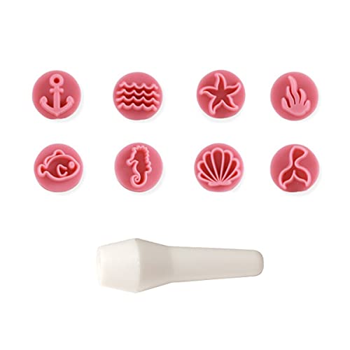 Carimbo Para Doces Brigadeiro Pasta Americana Carimbo Fundo do Mar