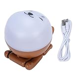 [COMPAGNON DE CHAMBRE IDÉAL] : Parfaite pour les tables de nuit, cette lampe de nuit projecteur fournit un éclairage doux, un environnement apaisant pour la détente et le repos.