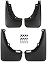 A-Premium Set of 4PCS Mud Flaps Splash Guards Mudguards Mudflaps with Hardware Compatible with Jeep Cherokee, 2019-2023, Sport Utility, (W/Fender Flares), Front and Rear (Driver and Passenger Sides)