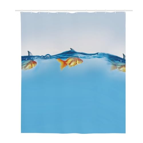 Rideau douche 180x220 tissu polyester imperméable décoration bain - 3