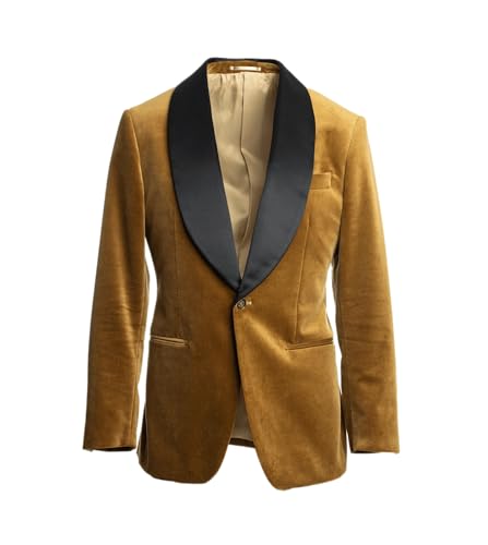 Mens Velvet Blazer Slim Fit Shawl Lapel Suit Jacket One Button Wedding Tuxedo Prom Sport Coat Dinner Party Suits2