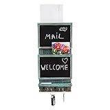 Rustic mail holder organizador: Mantenga su correo, revistas y llaves organizadas con este magnífico organizador rústico de montaje en pared! Cuélguela en tu entrada o pasillo para darle a tu casa ese toque moderno y vanguardista desde el principio, y deshazte del desorden de papel de una vez por todas. El Organizador Clasificador de Correo Mide 42,49x20,49cm.