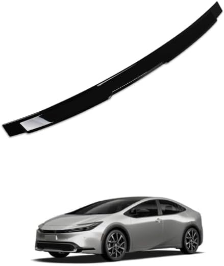 Spoiler Wing Compatible with Toyota Prius 2023 2024 2025 2026，Rear Trunk Spoiler Wing Lip Accessories (Glossy Black)