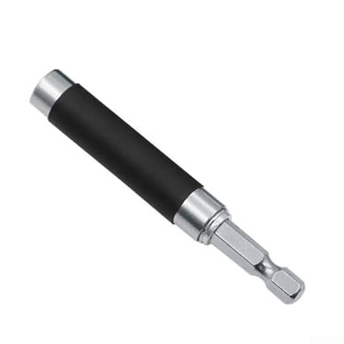 Extensión de manga hexagonal para soporte de brocas hexagonales de 1/4 pulgadas, barra guía retráctil de 80 mm, 120 mm, 140 mm, para herramientas de taladro y destornillador, chapado en aleación de