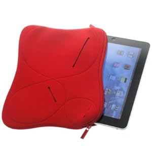 10" Neoprene Netbook iPad Case Sleeve Red 115