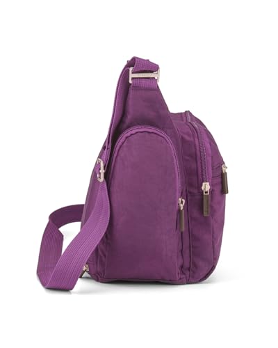 Image of biaggi Flexmates Convertible Anti-Theft Crossbody Bag for Women | Lightweight On-The-Go Travel Organizer, RFID Blocking