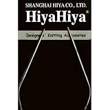 HiyaHiya Circular 12-inch (30cm) Steel Knitting Needles; Size US 6 (4mm) HISTCIR12-6