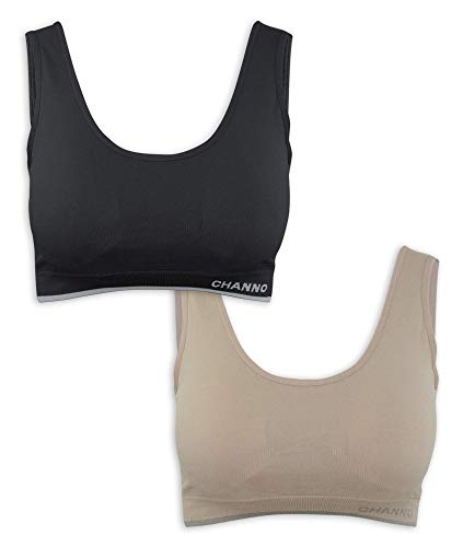 Channo Top Lycra Design T-shirt Sport snit zonder beugels en sluitingen, uitneembare vulling. Naadloos elastisch en comfortabel. Lycra