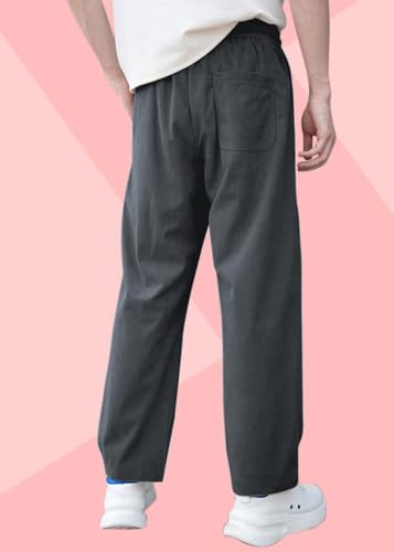 Image of SWADESI STUFF Men's Corduroy Track Pants | Self Design, Mid-Rise Fit, Flexi Waistband - Retro-Inspired Straight Fit Lounge & Casual Wear