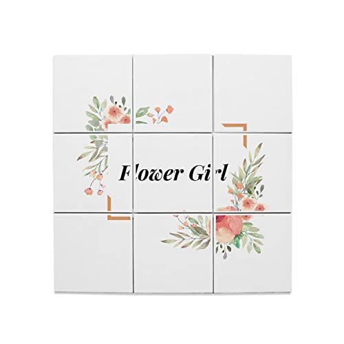 Carreaux Céramique Décoratif Flower Girl pour remplacer un mur blanc terne sans peinture