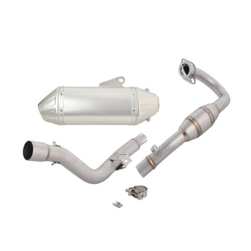 Tubo de escape slip on CRF 300L rally 2021-2025 silenciador de acero con enlace completo