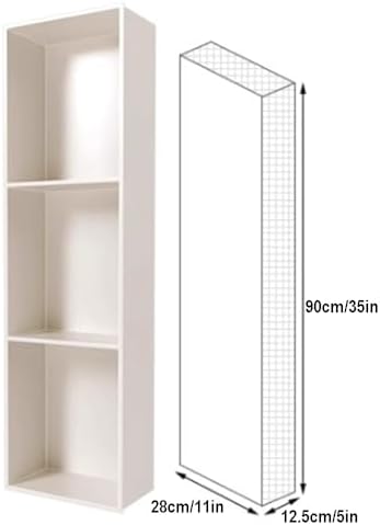 Waterproof Niche wall-Mounted Bathroom Shelf, recessed Niche Storage Rack,Stainless Steel Shower Niche & Black Metal Storage Cabinet for Bathroom, Built-in Toilet Paper Holder, Decorative Me