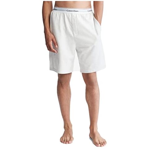 Calvin Klein Men's Grey Cotton Lounge Shorts Cover
