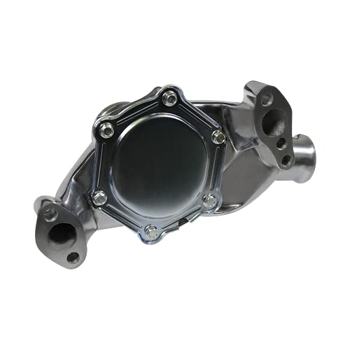 Demotor Performance Polished Aluminum Short Water Pump For Sbc Chevy #TOP2