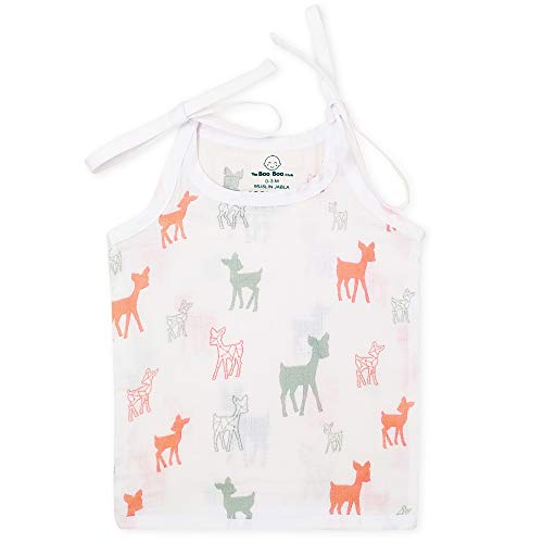 Image of The Boo Boo Club Extra Soft Organic Cotton Muslin Jhabla for Baby (Set of 4). GOTS Certified (Newborn, Knott, Animal)| Kids Summer Wear Set