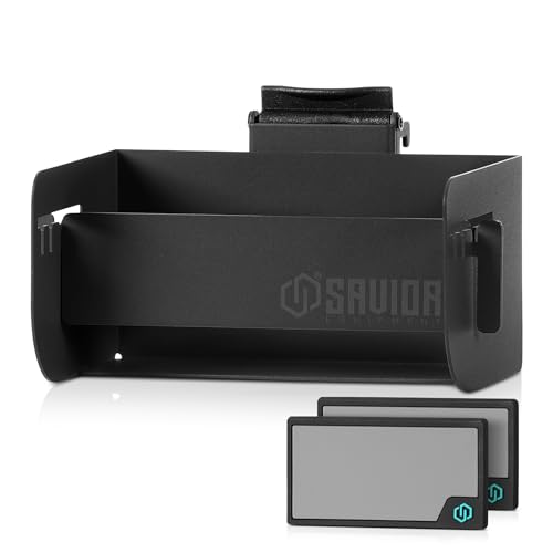 Savior Equipment Wall Rack System Universal Magazine Rack Holder Slat Wall Mount Display Organizer Hanger, Adjustable to Fit Most 9MM .45 Pistol 5.56 .308 Rifle Mags, Heavy-Duty Steel Construction