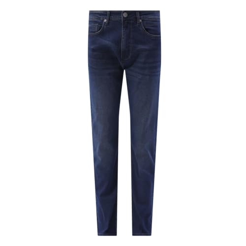 Image of BASICS Cotton Stretch Men's Jeans | Smart Casual Denim | Ultra-flexible stretch cotton denim. Modern style. Durable, breathable & built for all-day travel comfort.