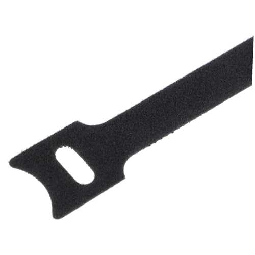 Mikinona 100 piezas Bridas de Cable Reutilizables Correas de Cable Organizador de Cables con Gancho y Bucle para Almacenamiento de Electrodomésticos Negro 12x300mm Gestión de Cables bajo Escritorio miniatura 3