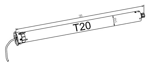 Preisvergleich Produktbild Siral 12V Rohrmotor T20