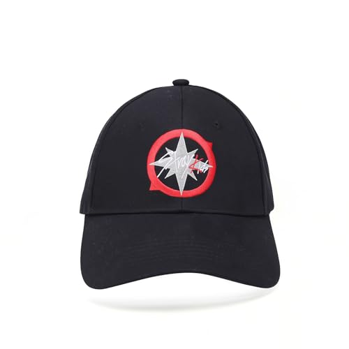 Gorra ajustable color negro unisex cómodo y estilizado miniatura 1
