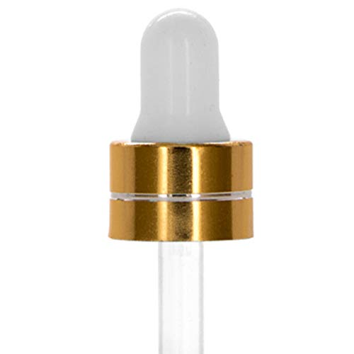 PIXNOR Frascos Conta-Gotas de Vidro Transparente 50Pcs 2Ml Frascos Rolantes de Óleo Essencial Recarr