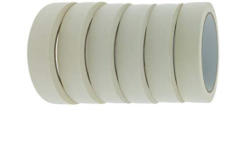 Image of HK Balloons Masking Tape for Carpenters & Painters 12 Roll of 24mm X 20Mtr (Pack of 12)