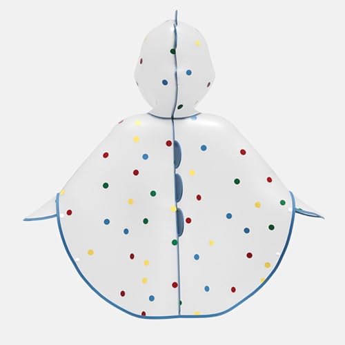 Kids Raincoat Cape with Hood for Travel Fishing Camping Outdoor Sports2