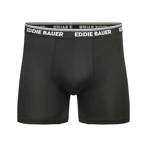 Eddie Bauer Men's Boxer Briefs, Breathable and Comfortable with Contoured Pouch Support, 6 Pack Underwear2