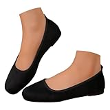 Confort et ajustement: Ces ballerines ont des semelles rembourrées en mousse à mémoire de haute qualité pour plus de confort et de talons pour réduire le stress et le transfert du talon. L'élastique en ligne assure un ajustement parfait. Il y a des largeurs régulières et des largeurs larges. Si vous êtes entre deux tailles, veuillez maximum.