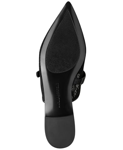 Karl Lagerfeld Women's Vadyn Pointed Toe Flat Loafer Mule with Floral Embellishments Sandal4