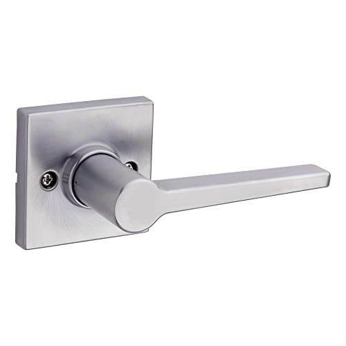Safe Lock by Kwikset Daylon Lever Square Rose Passage Lock Matte Black by Kwikset - Image 7