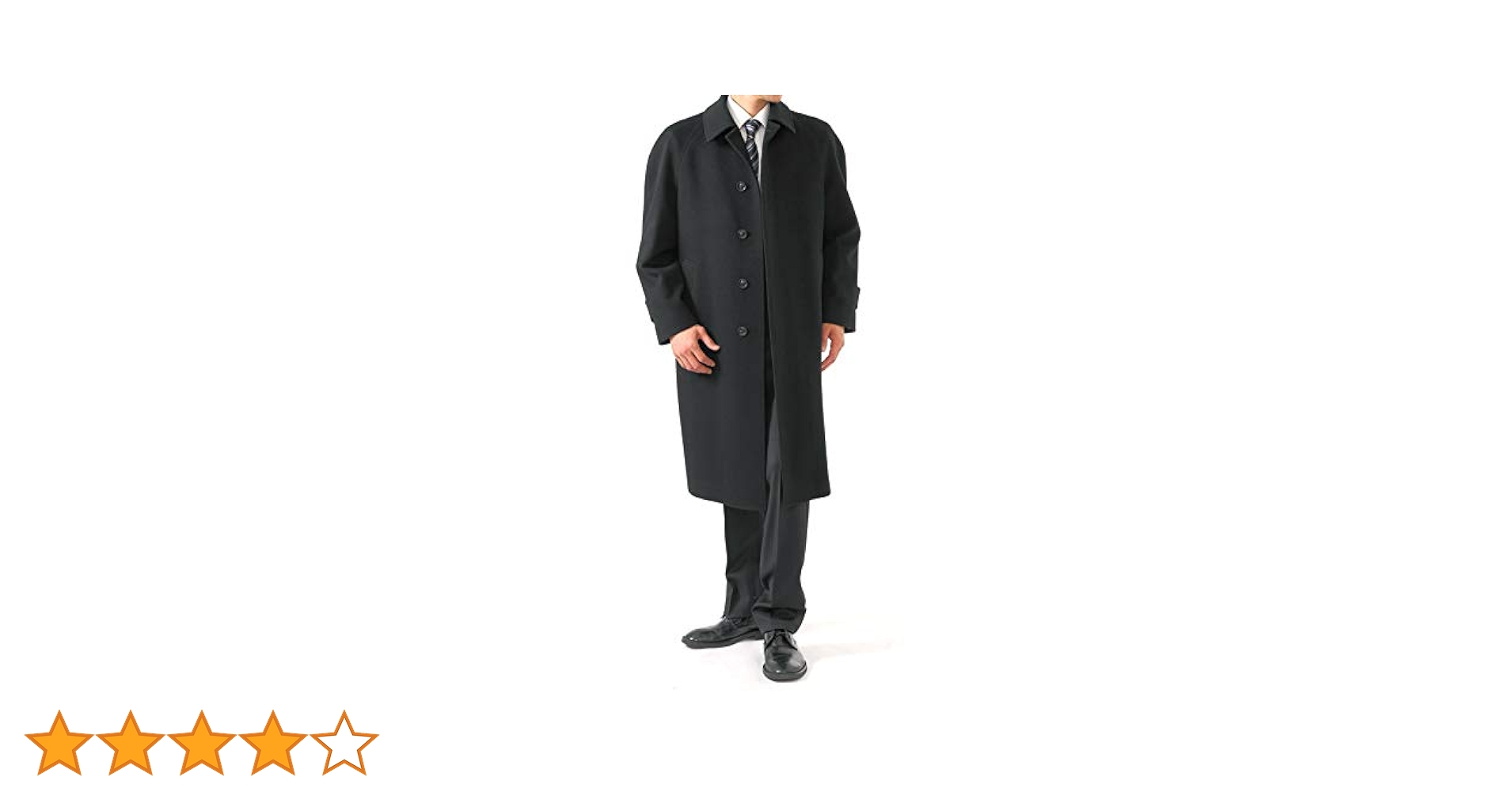 希少デザイン 藤井毛織 カシミヤ100％ ロングコート 大きいサイズ 日本製 FUJII KEORI 藤井毛織 【日本製／カシミヤ100%】コート ブラック