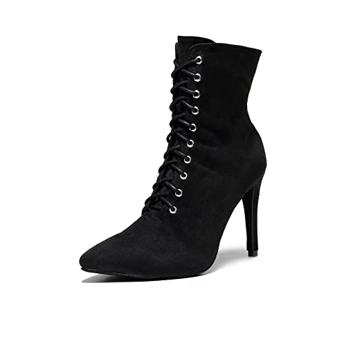 Chaussures de Danse Latine HROYL Bottes de Soirée Salsa pour Éviter le Mal de Pied