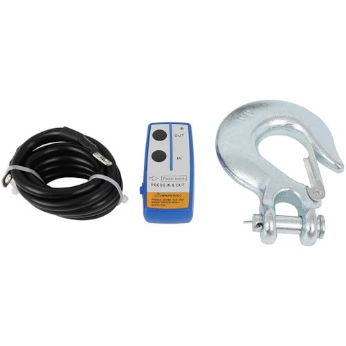 Winche eléctrico SCITOO 18000lbs 12V con cable de acero miniatura 6