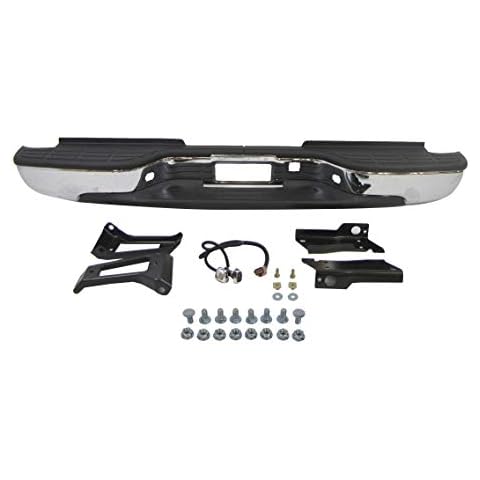 New Rear Step Bumper ASSY Chrome 1999-2006 Chevy Siverado Gmc Sierra 2500HD 3500 Cover
