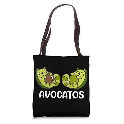 Avogato Avocado Cat Avocatos Cat Tote Bag