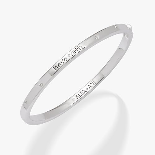 Alex and Ani 'Have Faith' Mantra Bangle2