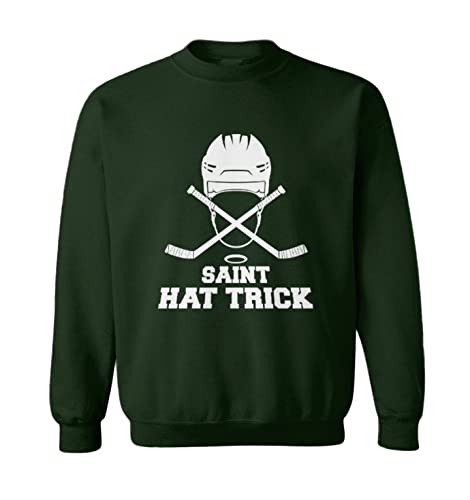 Saint Hat Trick - Hockey St. Patty's Toddler Fleece Crewneck Sweater