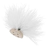 Kichvoe Planta Artificial Grande para Pecera Blanca Decoración Acuarios Duradera y Adorno Decorativo para Tanque de Peces Casa y Oficina