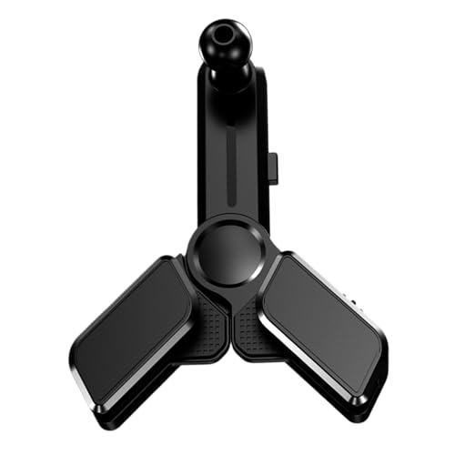 Soporte giratorio para pantalla de consola, montaje de bisagra de pantalla, ajustes en cuatro direcciones, accesorios de navegación giratorios para consola central de vehículo, para mujeres y hombres